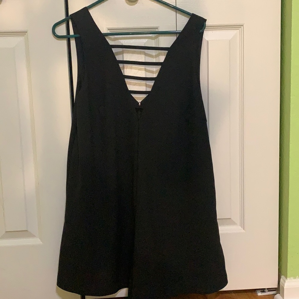 Formal romper with slits in front
